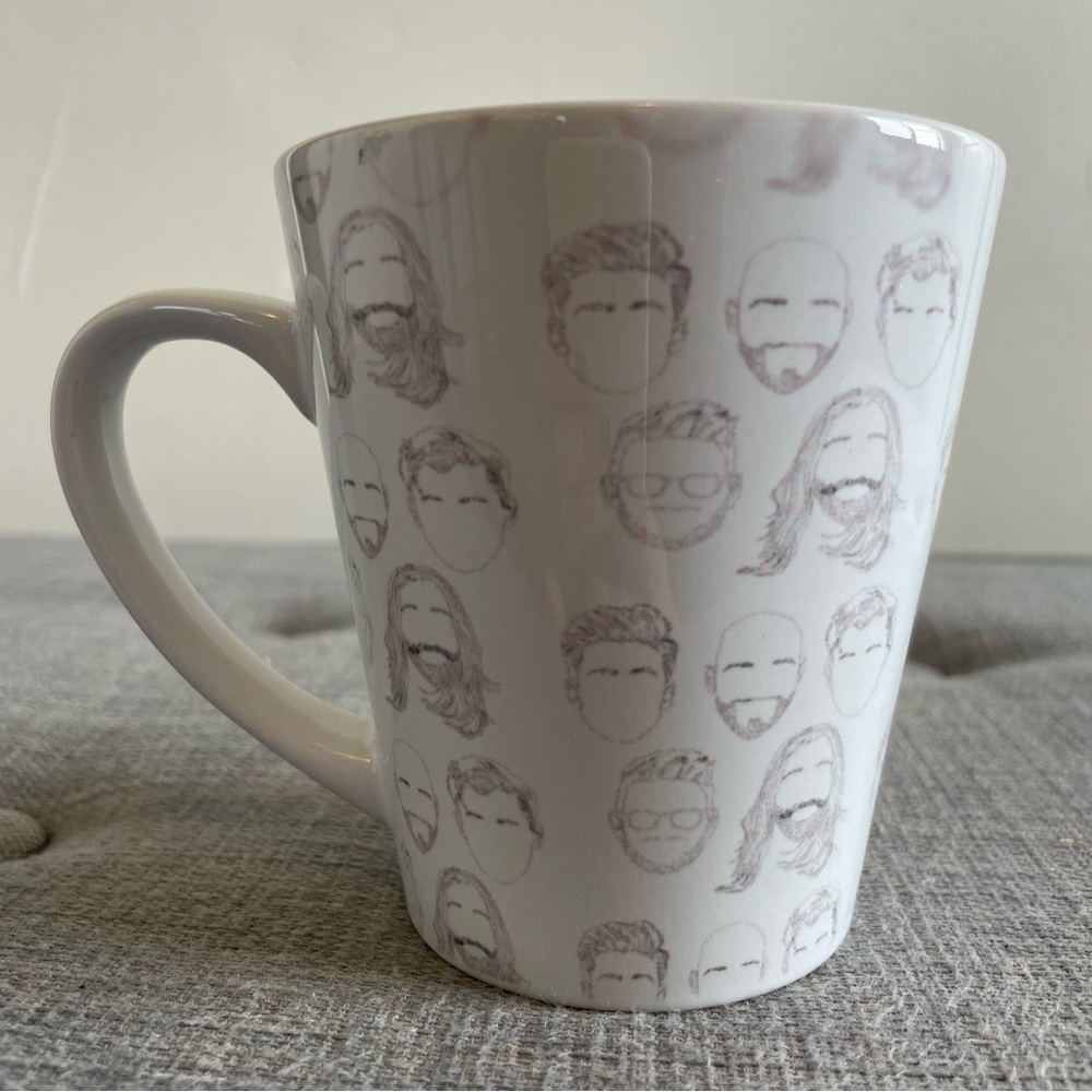 Queer Eye Fab 5 Mug | White with Black Illustrations